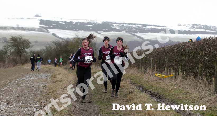 Low Fell packing well in the senior women, NEHL, Prudhoe.
